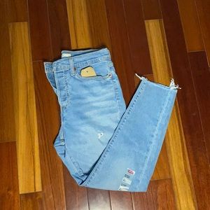 High Waisted Wedgie Skinny Jeans